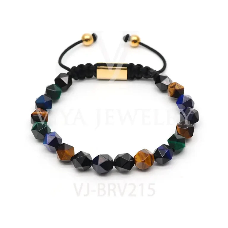 Diamond Cutting beads bracelet