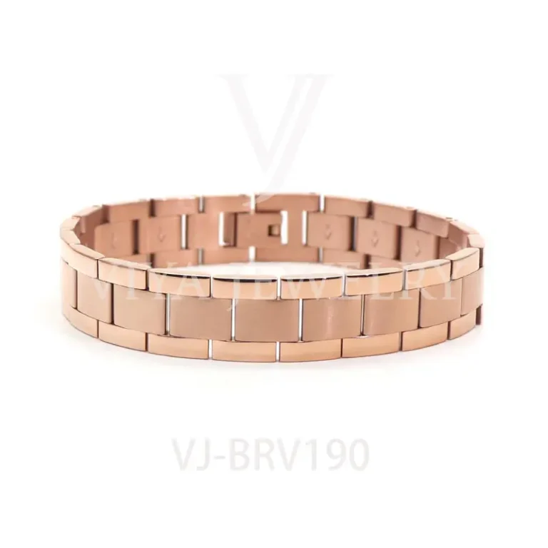 Fashion Solid Metal Watch Band Strap Bracelet