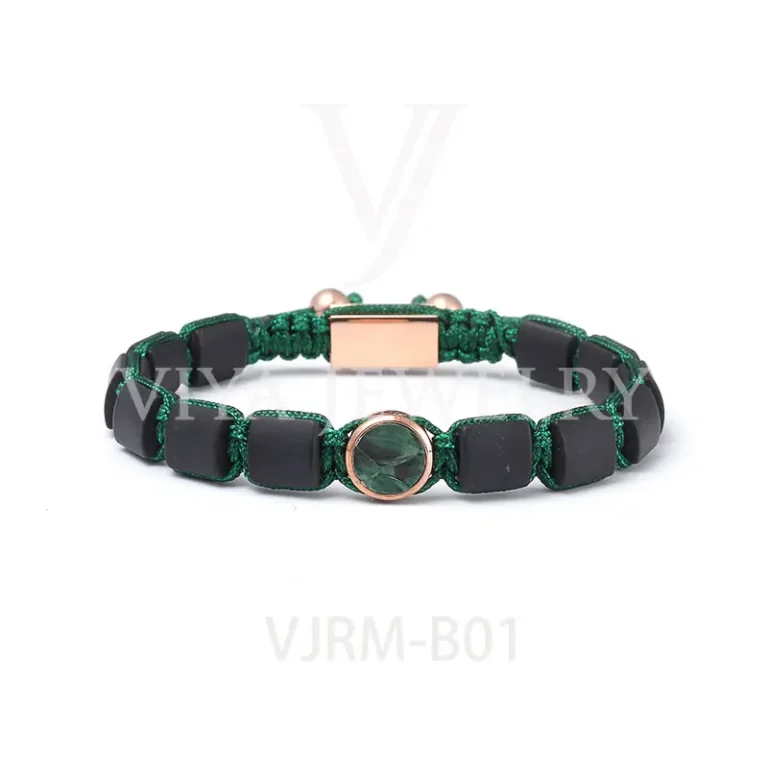 8mm Natural Gemstone Beads Bracelet